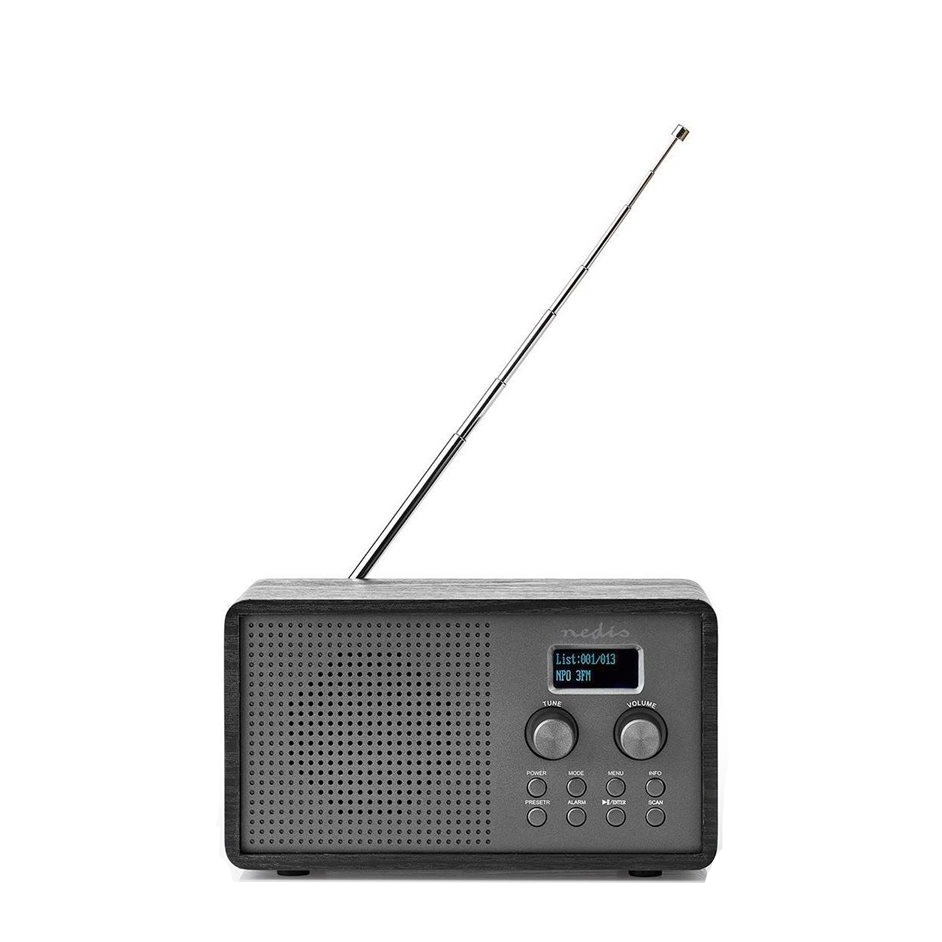 Image of Nedis - Radio mit DAB+ / UKW und Radiowecker (RDDB5110BK) - Schwarz bei Apfelkiste.ch