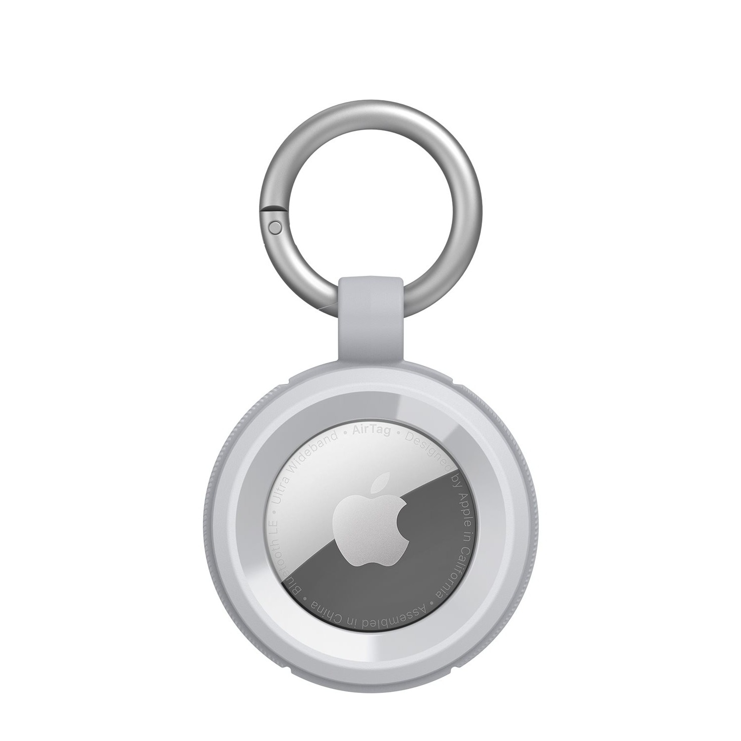 Otterbox Apple AirTag Anhänger + Weiss Schlüsselring