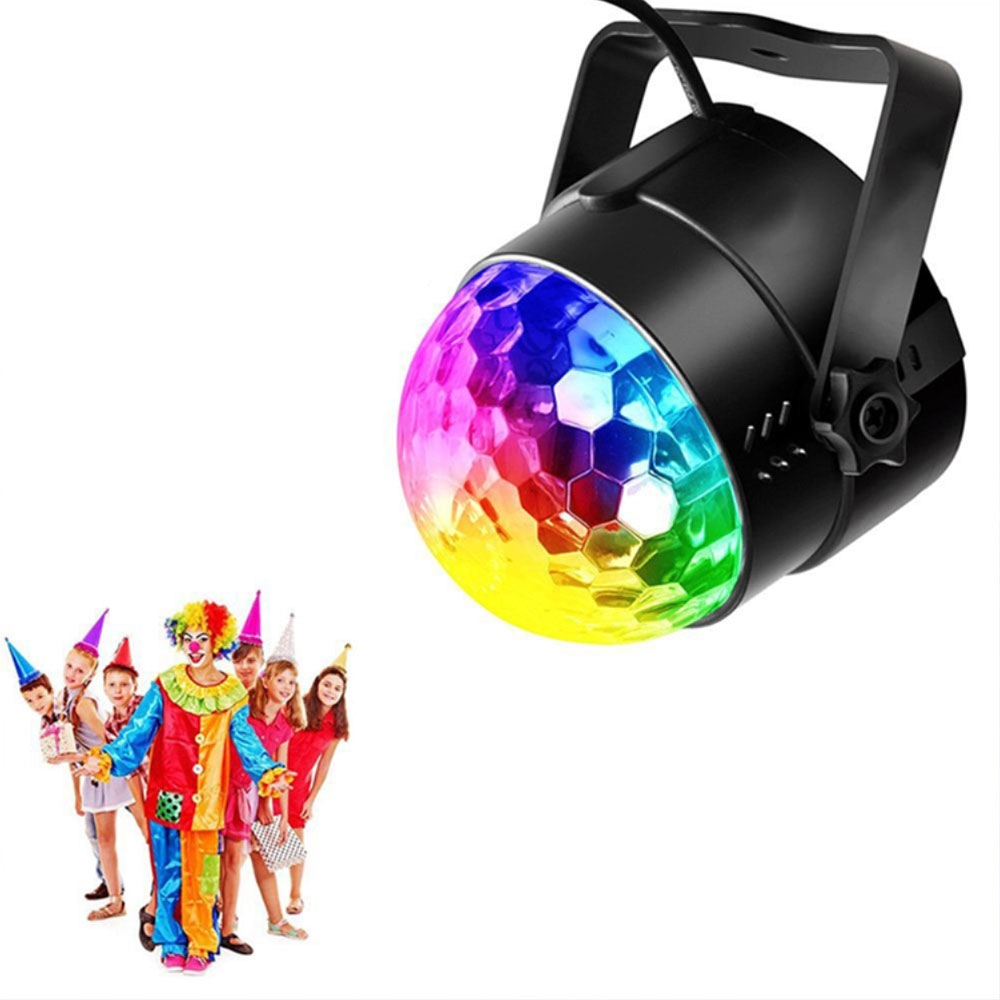 6W) Soundgesteuerte LED Discokugel Projektor RGB