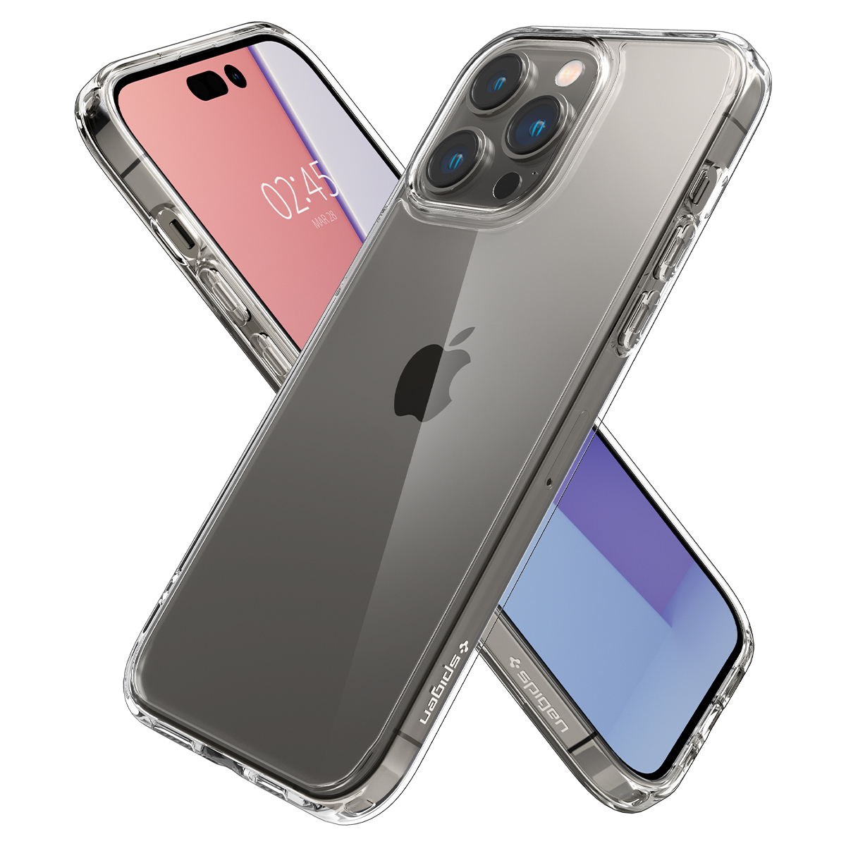 Buy the Spigen iPhone 15 Pro Max (6.7) Ultra Hybrid Case - Crystal Clear  - ( ACS06565 ) online 