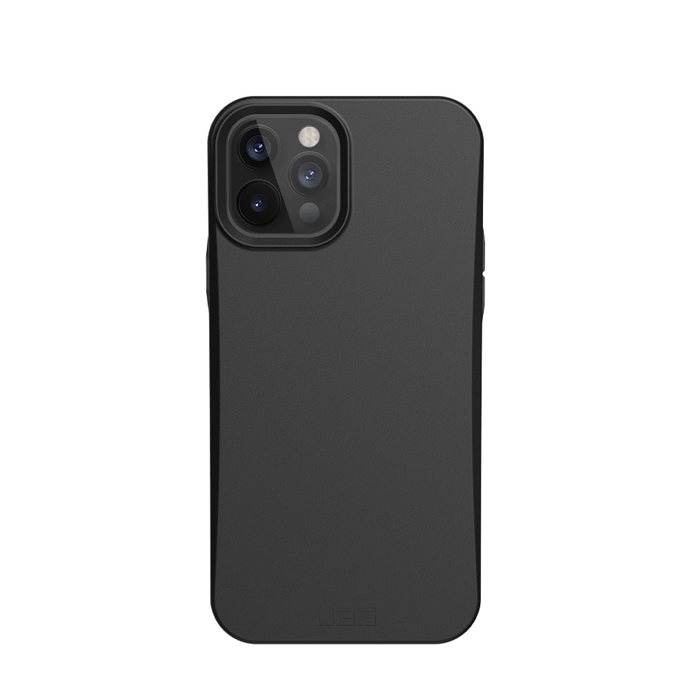 Image of UAG Urban Armor Gear - iPhone 12 Pro Max Bio Gummi Schutzhülle Outback Eco Friendly Nachhaltig Kompostierbar (112365114040) - Schwarz bei Apfelkiste.ch