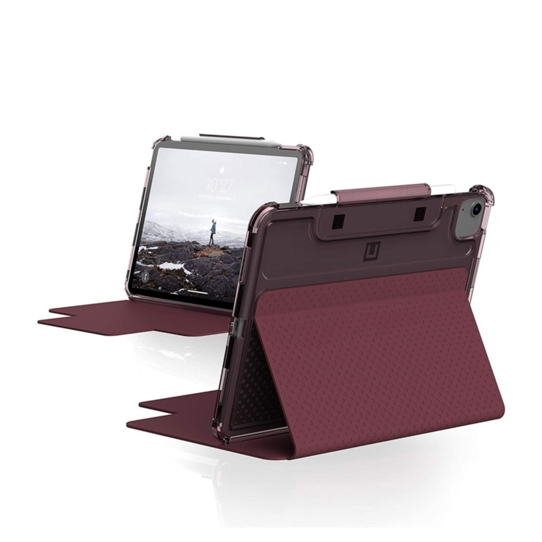 Image of UAG Urban Armor Gear [U] - iPad Pro 11" (2021) / iPad Air 10.9" (2022/2020) Schutzhülle Lucent (12299N314748) - Aubergine / Dusty Rose bei Apfelkiste.ch