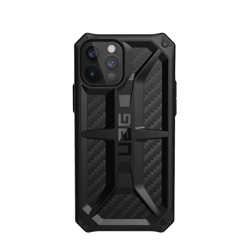 Image of UAG Urban Armor Gear - iPhone 12 / iPhone 12 Pro Schutzhülle Monarch (112351114242) - Carbon bei Apfelkiste.ch