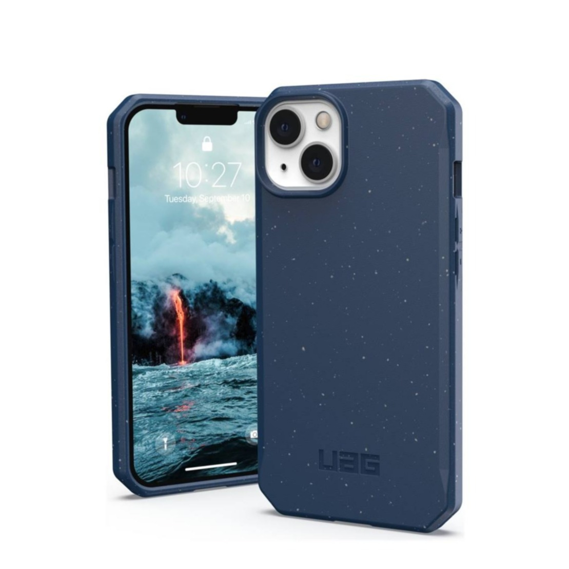 Image of UAG Urban Armor Gear - iPhone 13 Bio Gummi Schutzhülle Outback Eco Friendly Nachhaltig Kompostierbar (113175115555) - Mallard bei Apfelkiste.ch