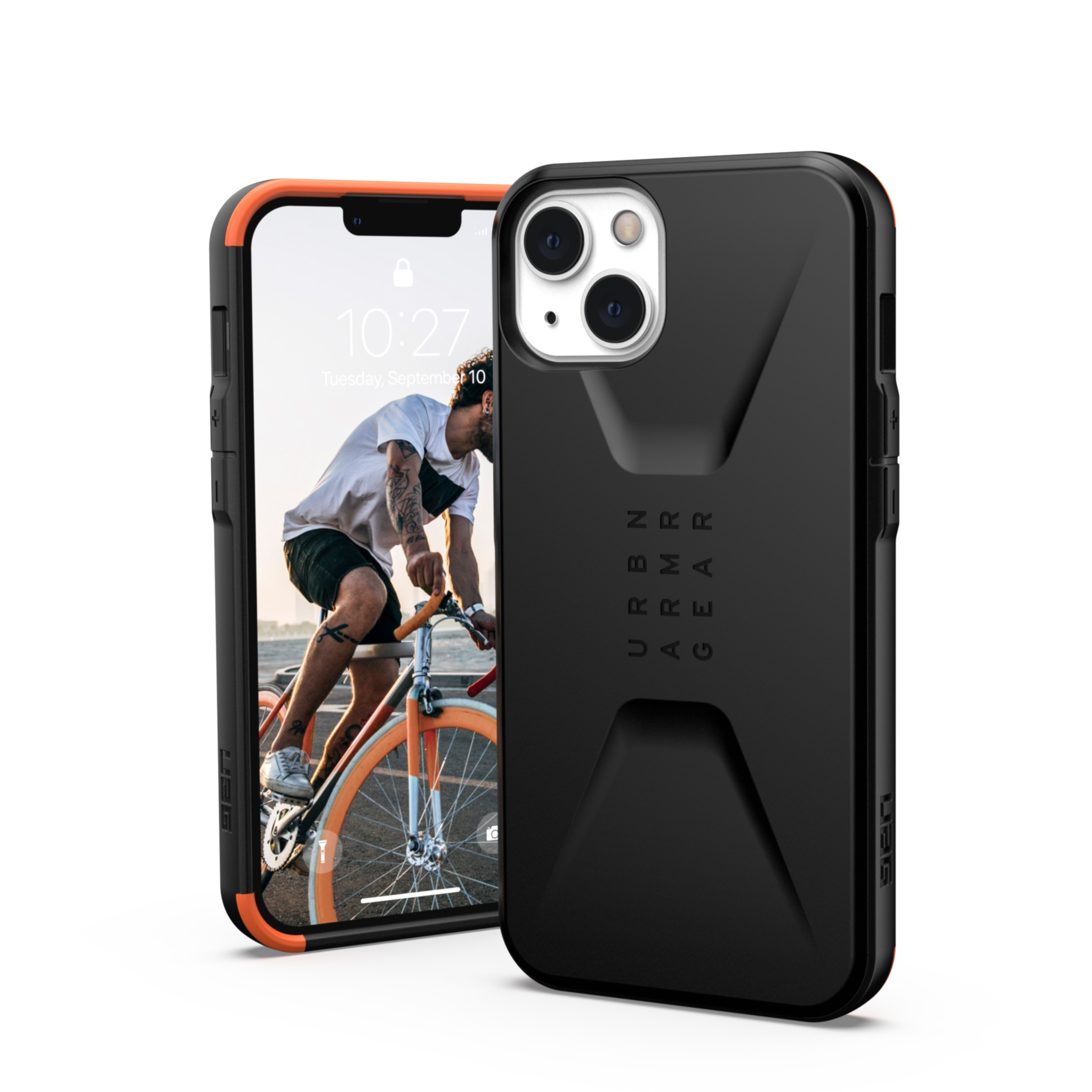 Image of UAG Urban Armor Gear - iPhone 13 Schutzhülle Civilian Case (11317D114040) - Schwarz bei Apfelkiste.ch