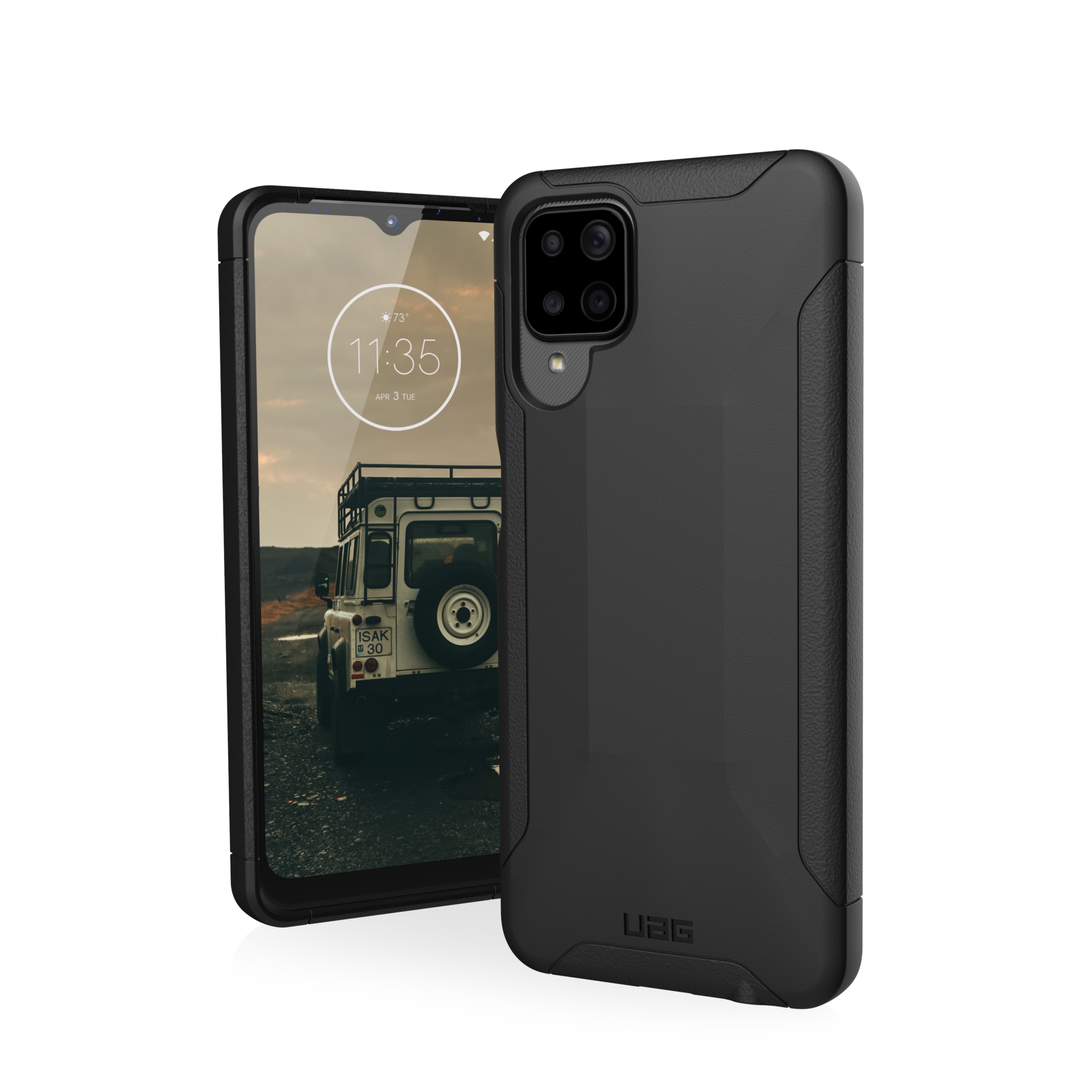 Image of UAG Urban Armor Gear - Samsung Galaxy A12 Schutzhülle Scout (212868114040) - Schwarz bei Apfelkiste.ch