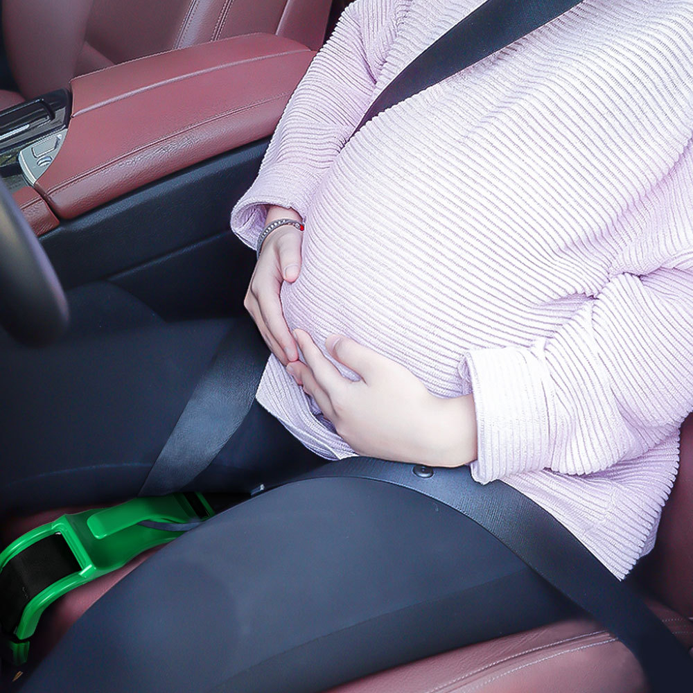 Sicherheitsgurtversteller, Auto Universal Komfort- und Sicherheitsgurt für schwangere  Frauen am Bauch(Grün) : : Auto & Motorrad