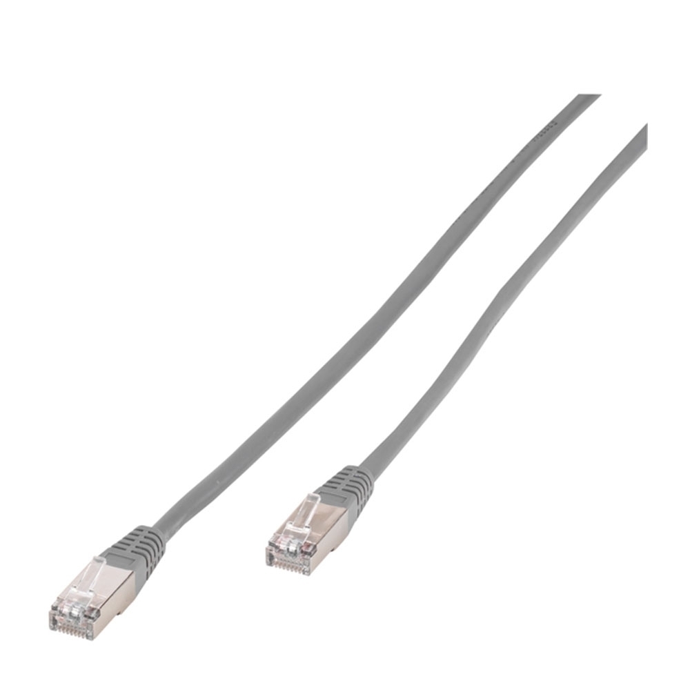 Image of Vivanco - (5m) CAT 5E Ethernet LAN RJ45 Twisted Pair Netzwerk Kabel - Grau bei Apfelkiste.ch