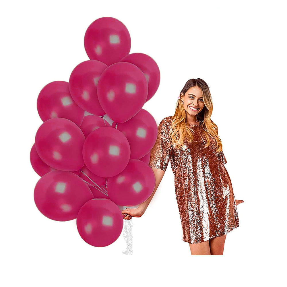 Image of (50er Set) Ø30cm Party Ballons Latex Luftballons - Pink bei Apfelkiste.ch