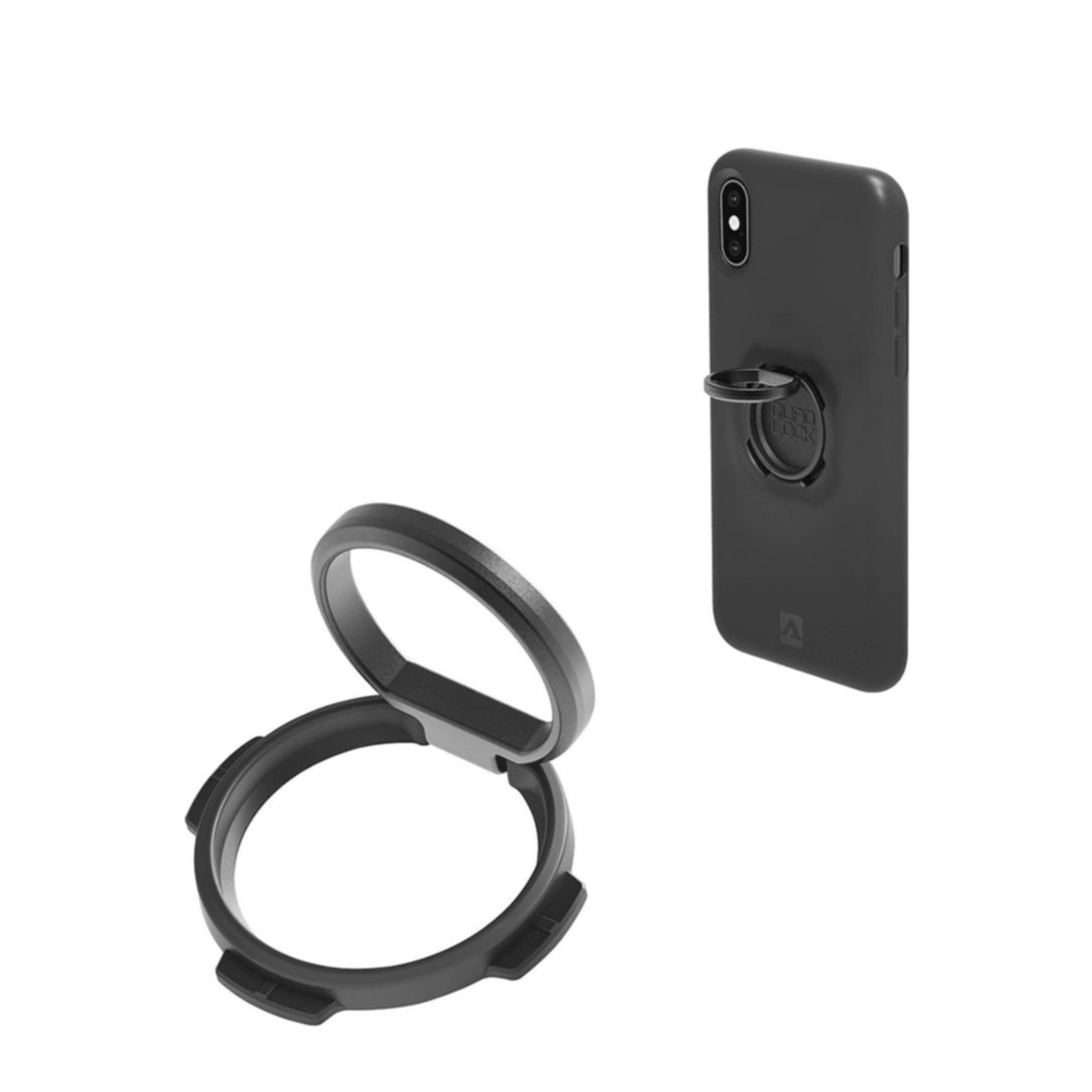 Image of Quad Lock - Phone Ring Stand Universal Smartphone Fingerring Halterung (QLA-RNG) - Schwarz bei Apfelkiste.ch