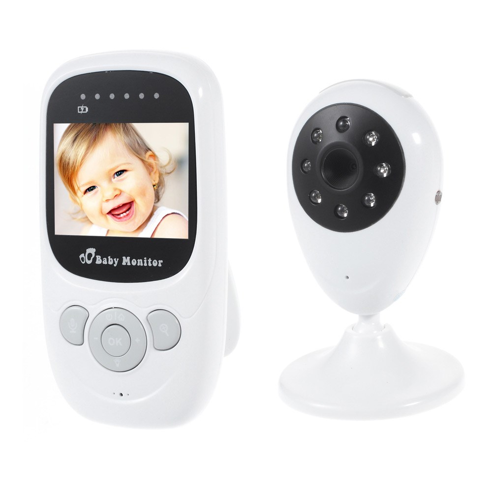 Image of Digitales Wireless Babyphone mit Video Monitor + Nachtsicht - Weiss bei Apfelkiste.ch