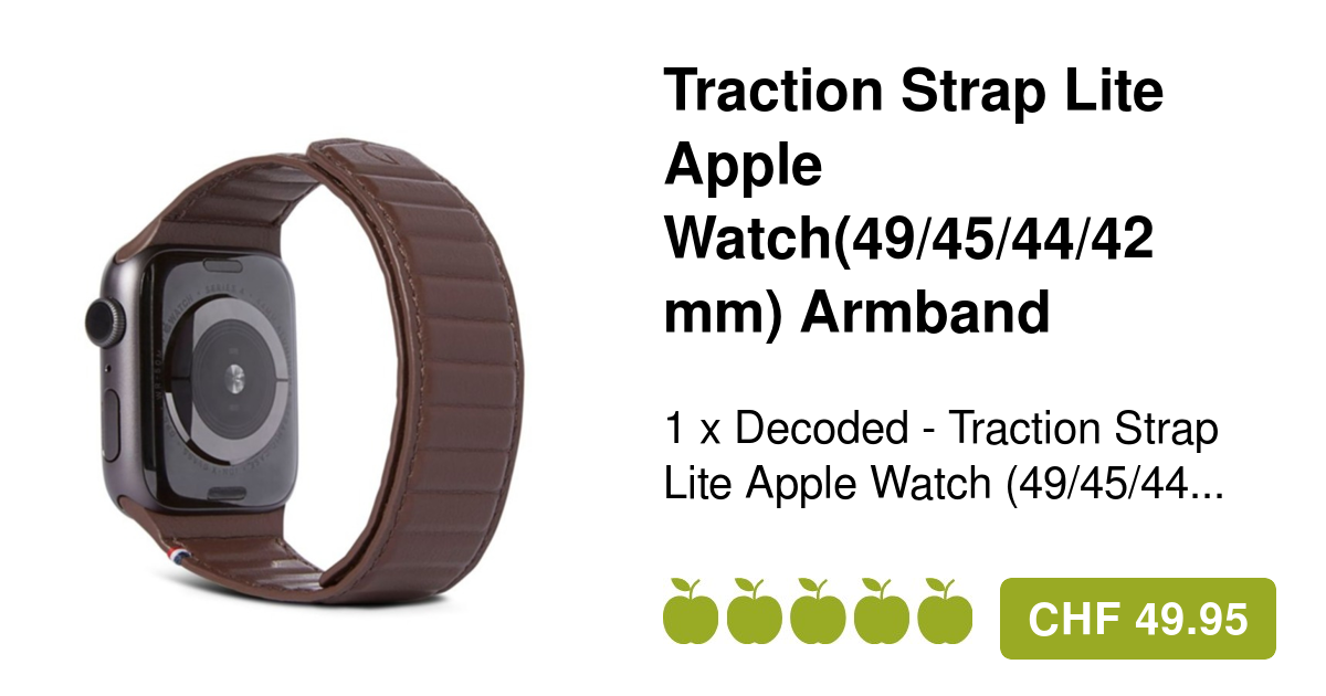 Traction Decoded Armband Strap Apple Watch 49/45/44/42)