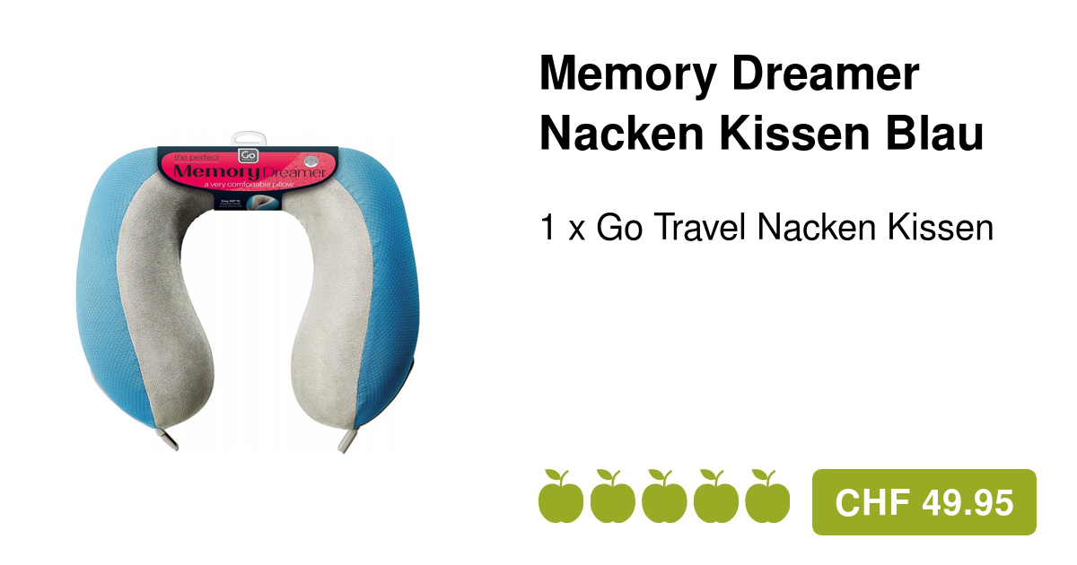 go travel nackenkissen memory dreamer