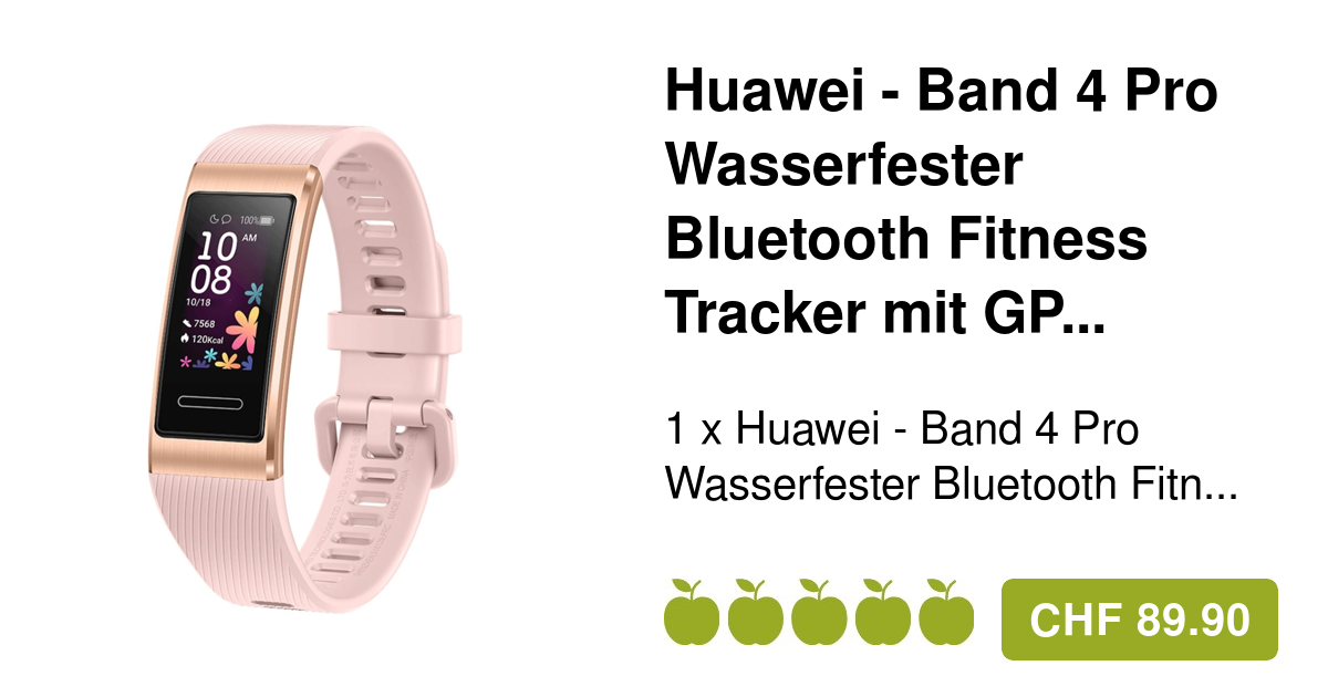 Huawei band 4 cheap pro rose gold