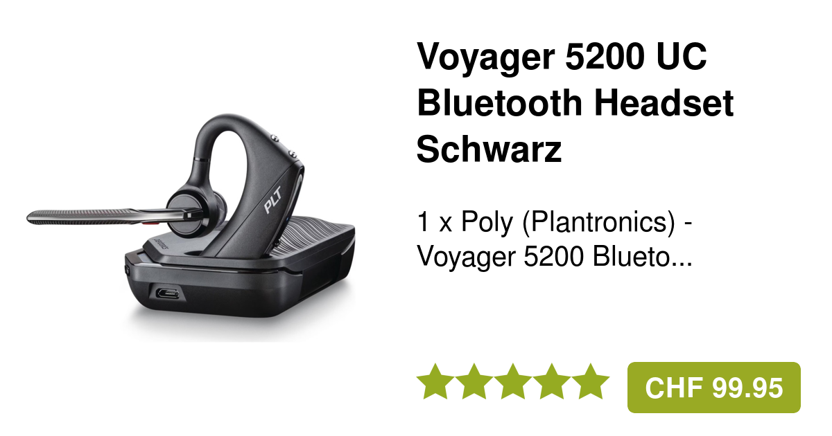 Poly (Plantronics) Bluetooth Headset Voyager