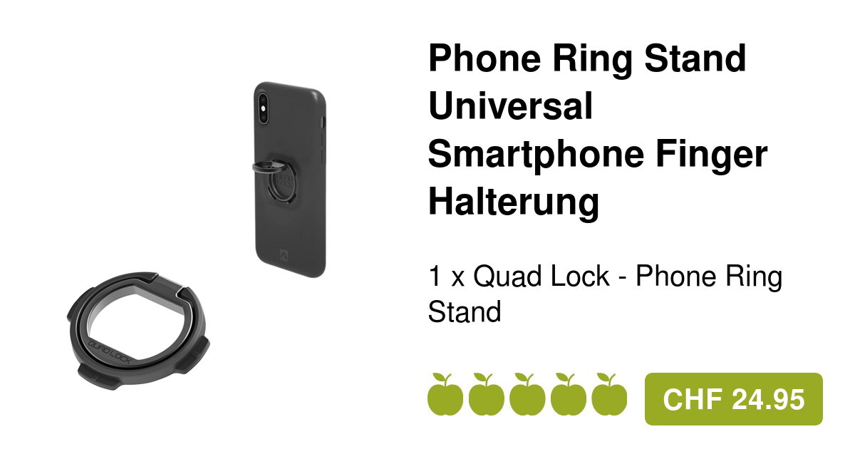 Quad Lock Phone Ring / Stand - QLA-RNG-2
