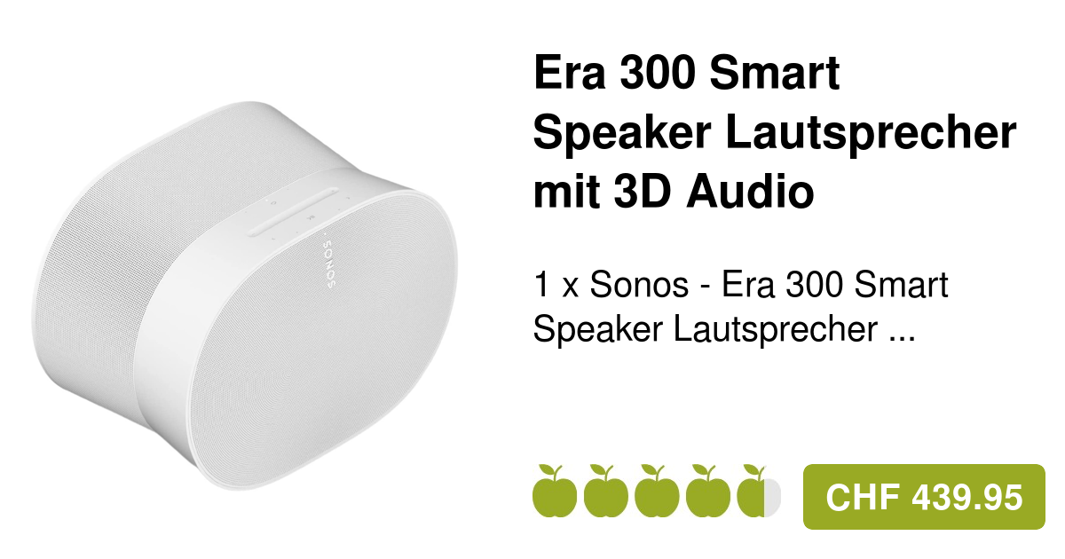 Speaker 300 Weiss Sonos Era Lautsprecher - Smart -