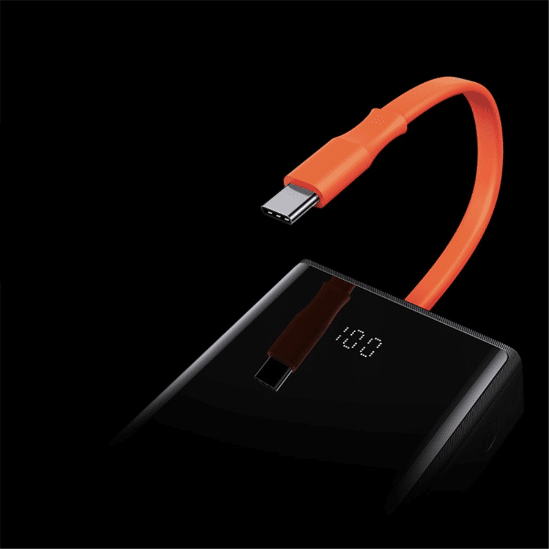 Baseus - Dual-USB Autoladegerät mit Typ-C PD, QC & Digitalanzeige (45W) -  Magic Series - schwarz
