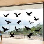 (9er Set) Vogel Schutz Fenster Sticker Anti-Kollisions Aufkleber