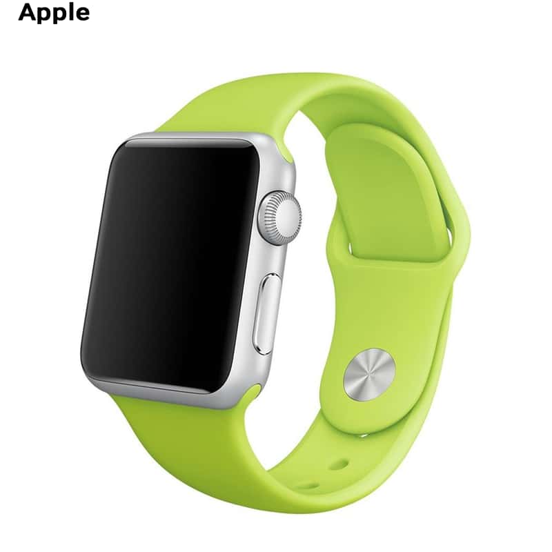 Apple - Watch (38 mm / 40 mm) Silikon Sport Armband Grösse S/M + M/L  (MJ4L2ZM/A) - Grün
