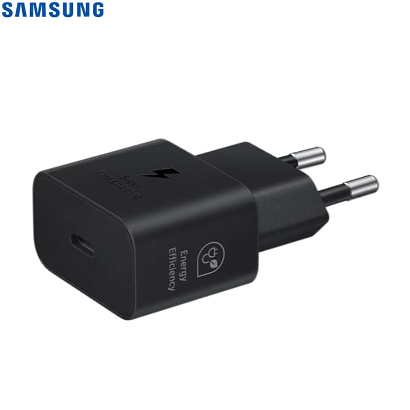 Samsung 25W/3A Schnell Ladegerät Netzteil - Schwarz