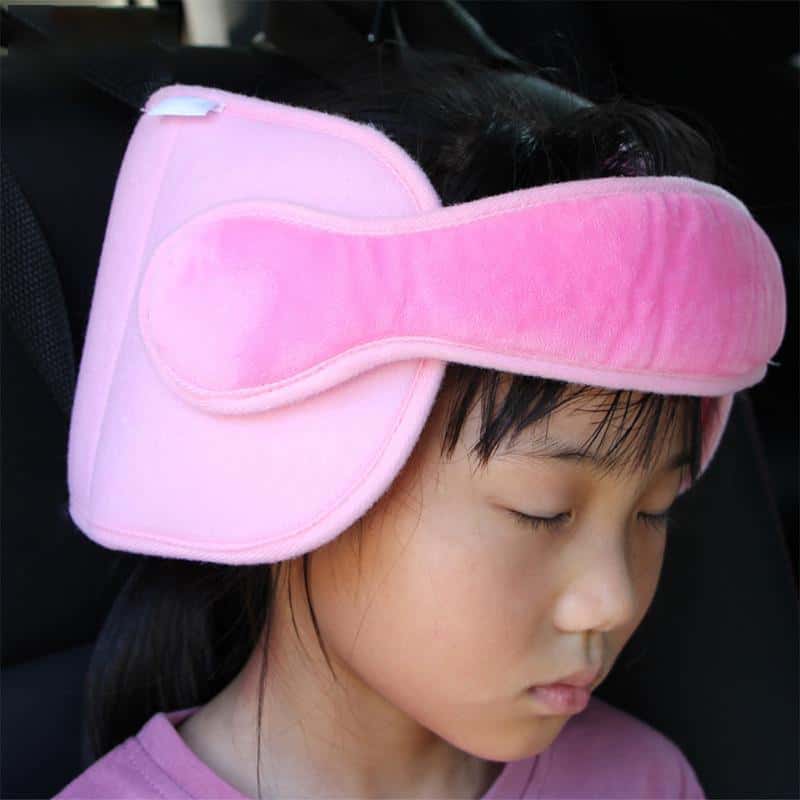 Kinder Auto Kissen mit Kopf und Nackenstütze Weiches Auto Kopfstütze Kissen