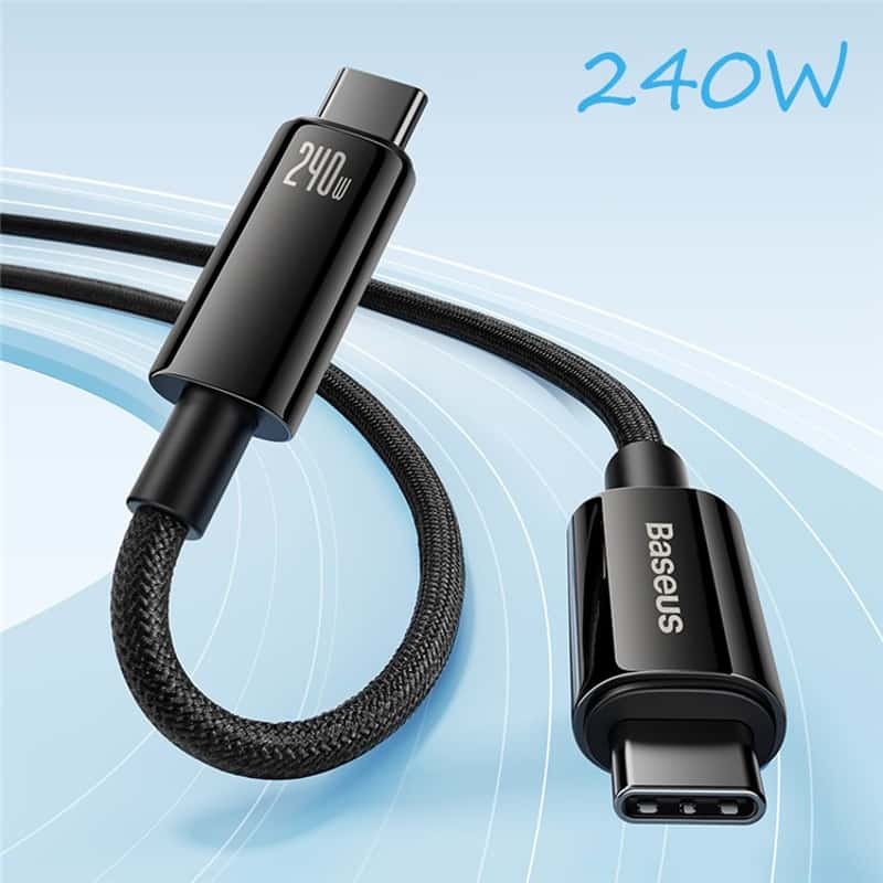 Baseus (1m) 240W USB C Ladekabel Power Delivery 3.1