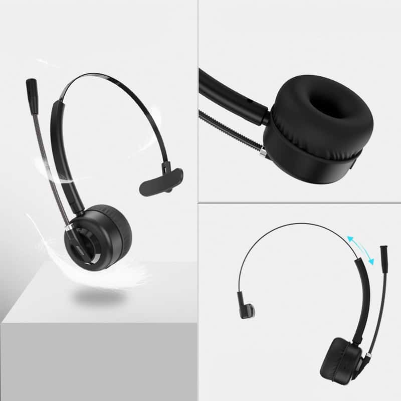 + Kopfhörer Single On-Ear Dokingstation Bluetooth 5.0