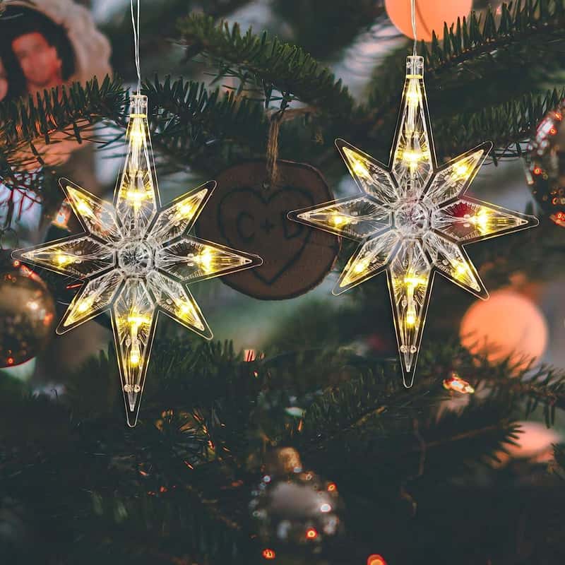 20cm) Weihnachts LED Stern Home Deko Beleuchtung