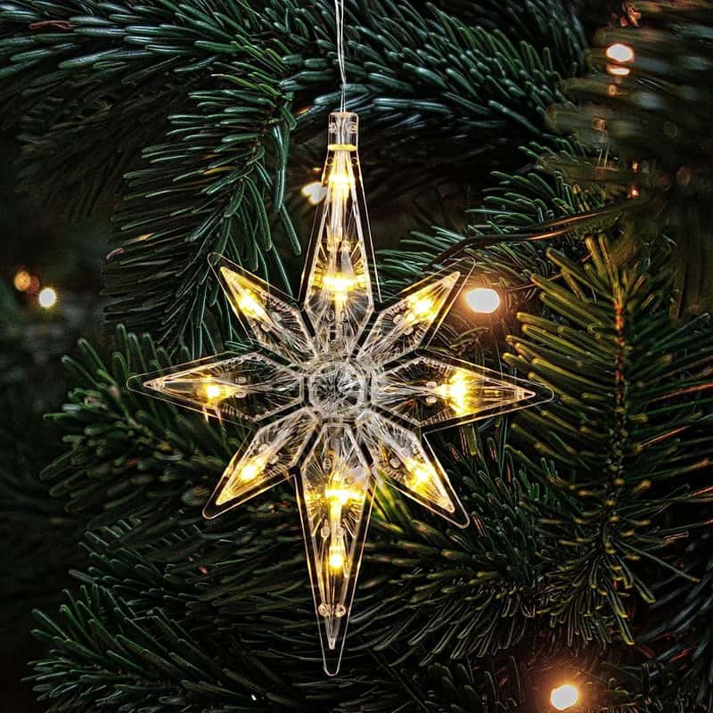 20cm) Weihnachts LED Stern Home Deko Beleuchtung
