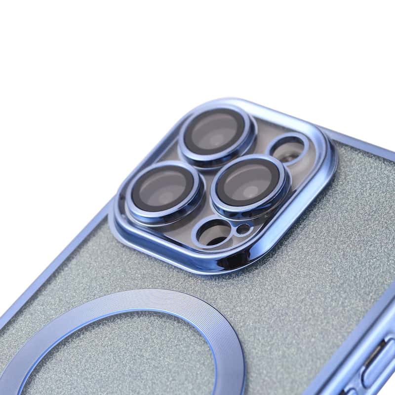iPhone 14 Pro Max MagSafe Hülle Glitzer Kameraschutz