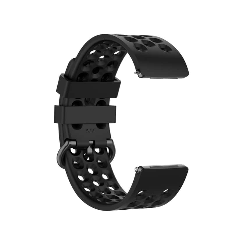 Atmungsaktiv Versa 2 Armband Silikon Schwarz Fitbit
