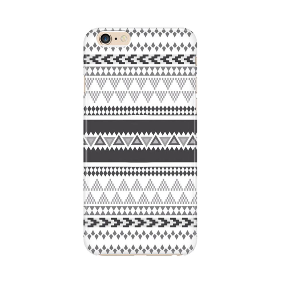 Iphone 6 6s Hardcase Hulle Azteken Look Grau