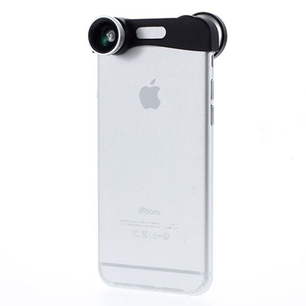 Iphone 6 6s Fish Eye Kamera Clip Objektiv 3in1 Fischauge Weitwinkel Makro Objektiv