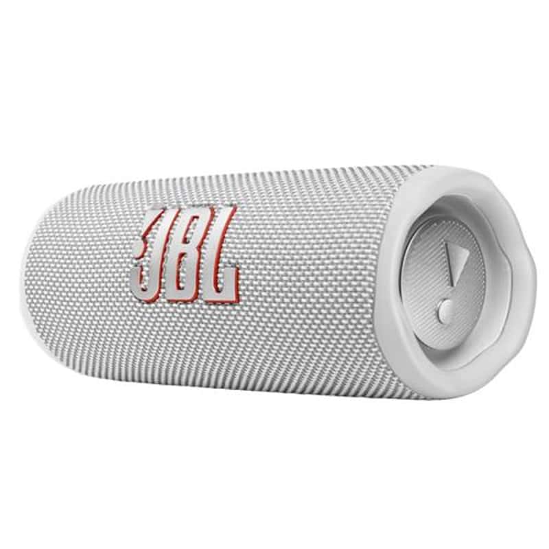 JBL Flip 6 Bluetooth Lautsprecher - Weiss Premium