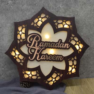 Ramadan Deko Lampe, Eid Mubarak Laterne Mond