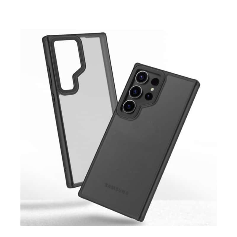 Widmann-Shop Smartphone-Hülle Hülle für Samsung Galaxy S24 Ultra S24 Plus  S24 Case Transparent, Mit Kameraschutz S24