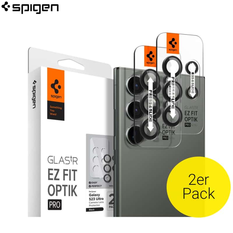 Spigen [Glas.tR EZ Fit Optik Pro] Lens Protector | For Galaxy S23 Ultra  Camera
