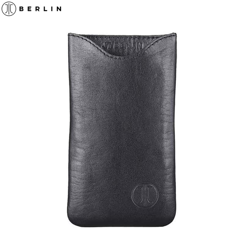 Universal Jt Berlin Leder Tasche Pouch Ml Schwarz