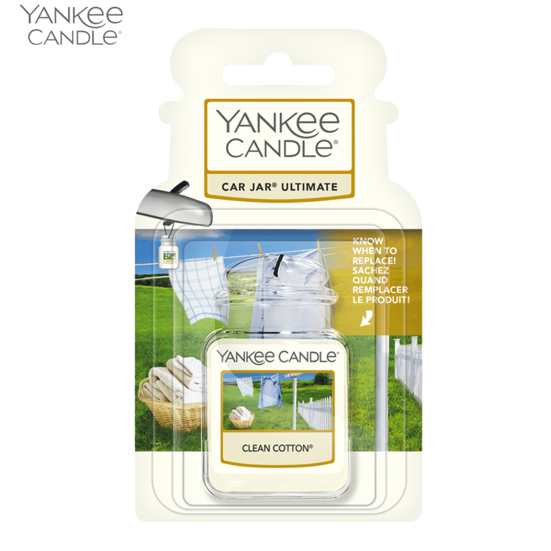 Yankee Candle Autoduft Clean Cotton - Car Jar Ultimate